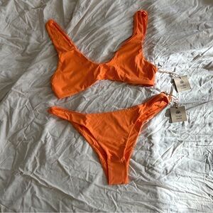 Free People x Toast Swim Tangerine Signature Set— worn once